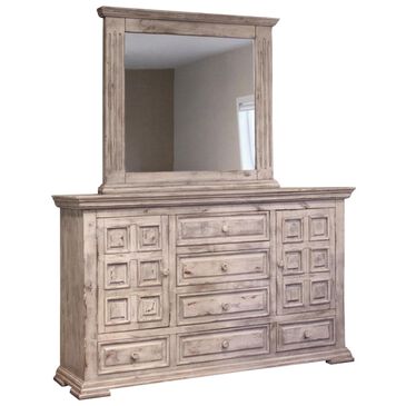 Fallridge Terra Dresser and Mirror in Vintage White, , large