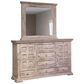 Fallridge Terra Dresser and Mirror in Vintage White, , large