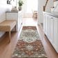 Dalyn Rug Company Silk Road Paprika, Ivory, Beige, Gold, Brown, Gray and Teal 2"3" x 7"6" Runner, , large