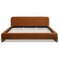 Jennifer Taylor Home Alpine King Platform Bed Frame in Burnt Orange, , large