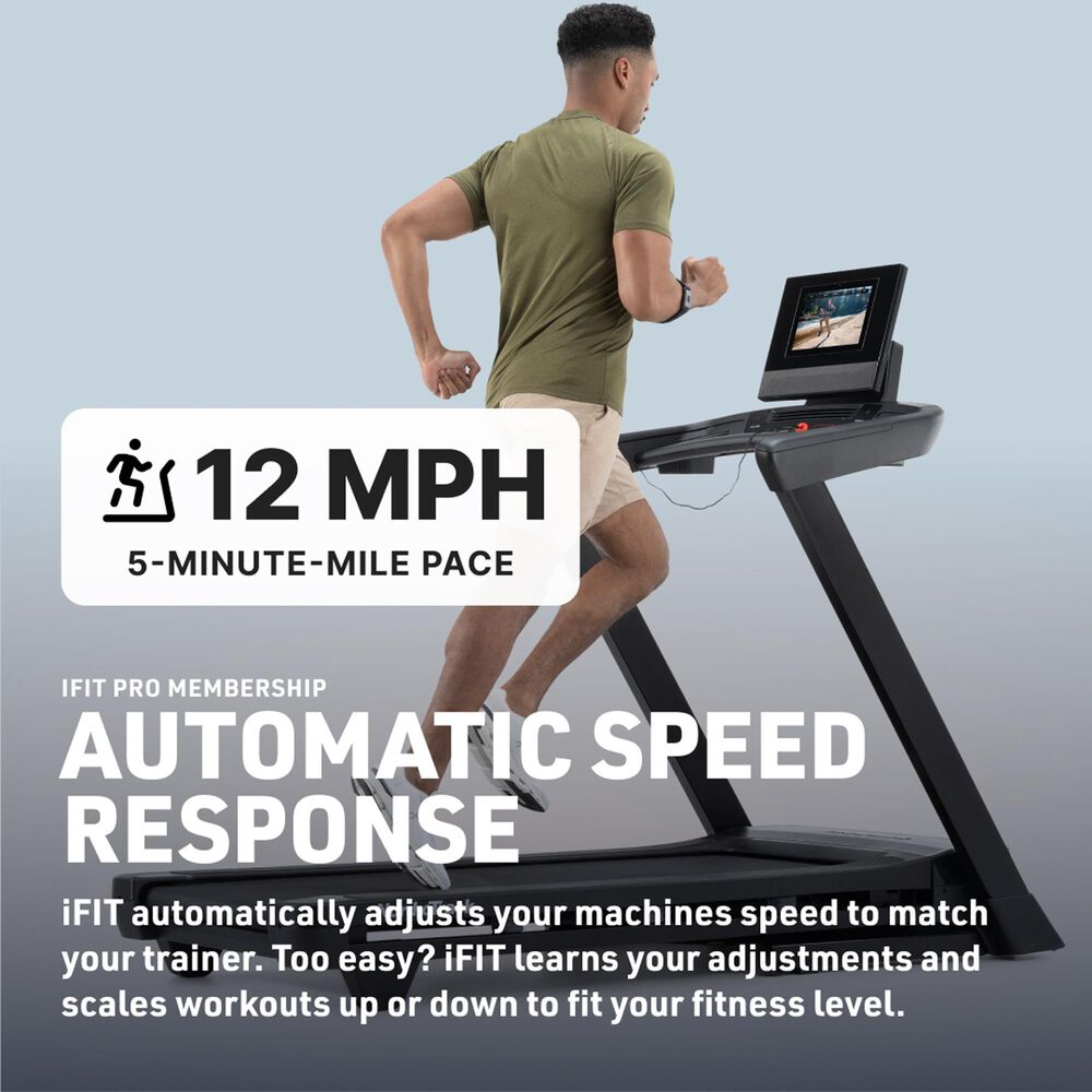 NordicTrack T Series 10 Folding Treadmill with iFIT, , large