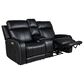 Palisade & Co. Utopia Triple Power Reclining Loveseat in Eclipse, , large