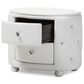 Baxton Studio Davina 2-Drawer Nightstand in White, , large