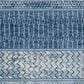 Surya Monaco MOC-2305 2"6" x 8" Bright Blue, Navy and Cream Runner, , large