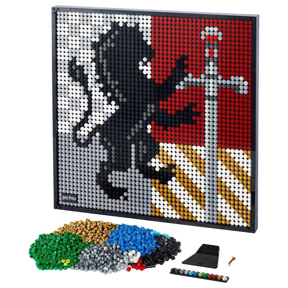 LEGO Art Harry Potter Hogwarts Crests, , large
