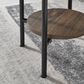 Ashley Wrenwich Occasional Table Set in Brown, Black and White (Set of 3), , large