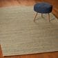 L&R Resources Natural Fiber Striped 5" x 7"9" Spa Blue Area Rug, , large
