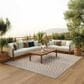 Nourison Positano Southwestern Beige 8" x 10" Indoor/Outdoor Area Rug, , large
