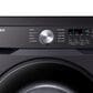 Samsung 4.5 Cu. Ft. Front Load Washer and 7.5 Cu. Ft. Electric Dryer Laundry Pair in Black, , large