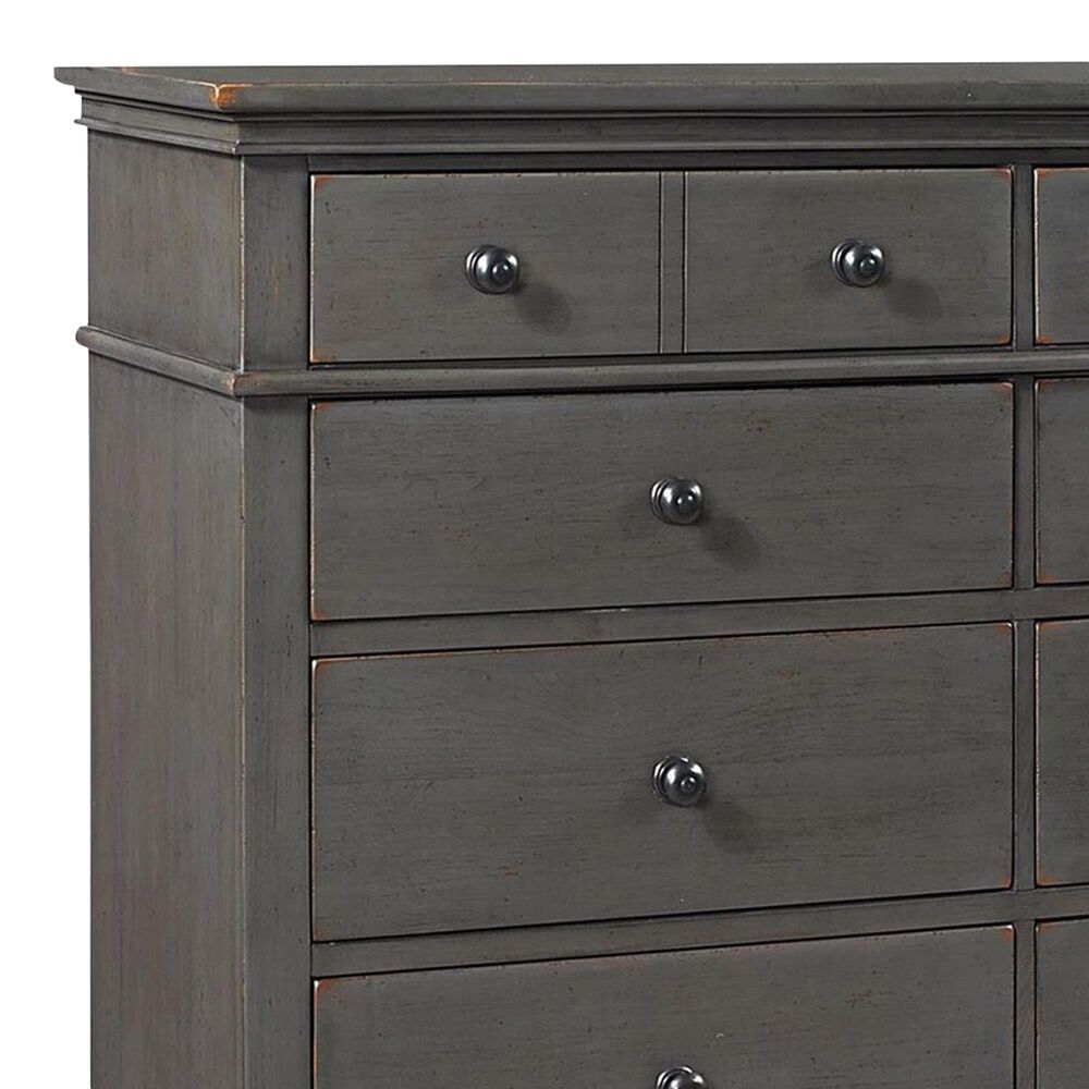 Riva Ridge Oxford 4-Piece Queen Bedroom Set in Peppercorn, , large