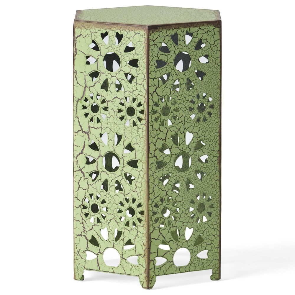 Hearth and Haven Eliana 12&quot; Patio Side Table in Green, , large
