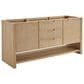 James Martin Vanities Solene 72" Double Bathroom Vanity in Seaside Oak with 3 cm Ethereal Noctis Quartz Top, Rectangular Sinks and FreePower Wireless Charger, , large