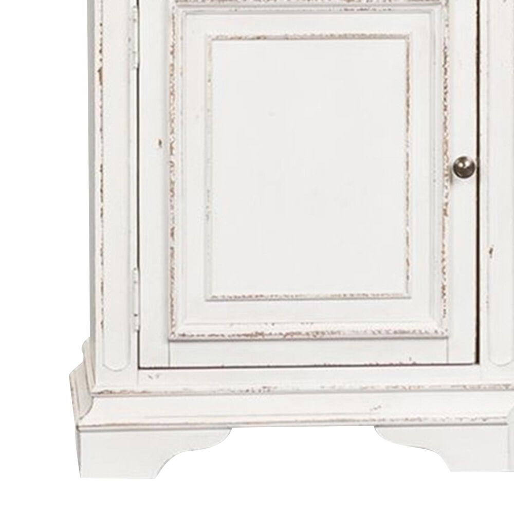 Liberty Magnolia Manor Entertainment Center in White with Antique Finish, , large