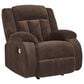 Ashley Observation Power Rocker Recliner in Chocolate, , large