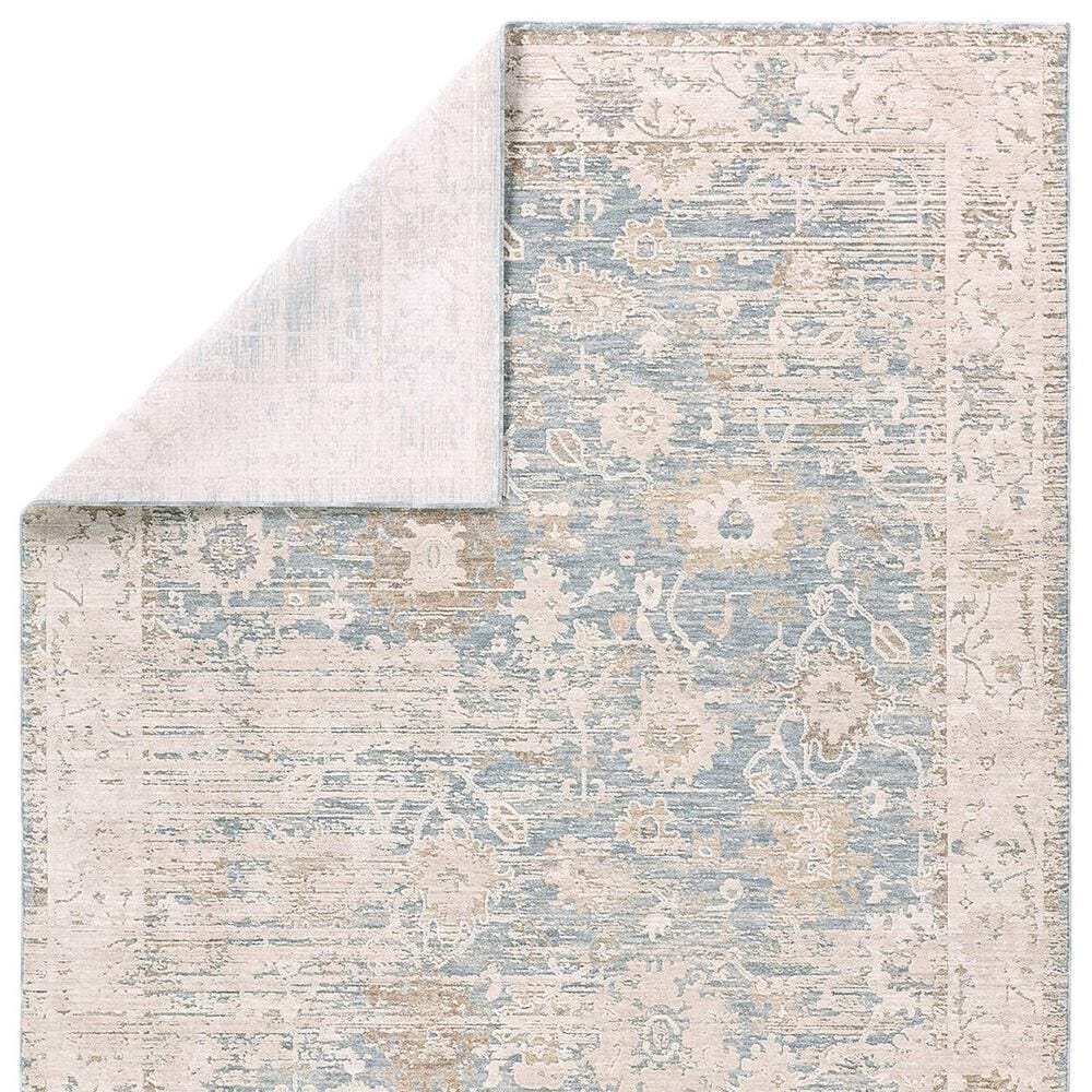Jaipur Zarif Lupine Tan and Blue 3' x 9' Runner, , large