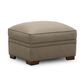 Sienna Designs Leather Ottoman in Succulents Light Grey, , large
