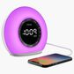 iHome Sunrise Alarm Clock Radio with Bluetooth Speaker in White, , large