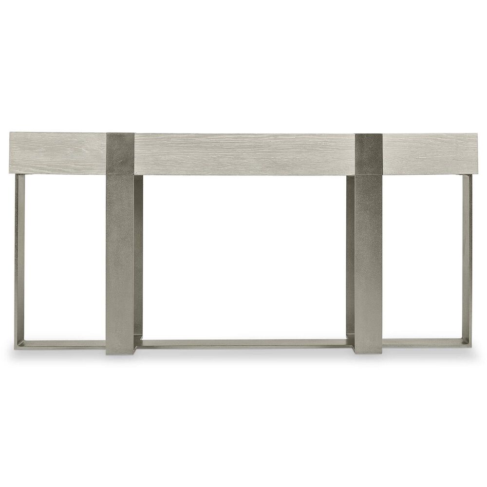 Bernhardt Tempo Console Table in Larza and Satin Nickel, , large