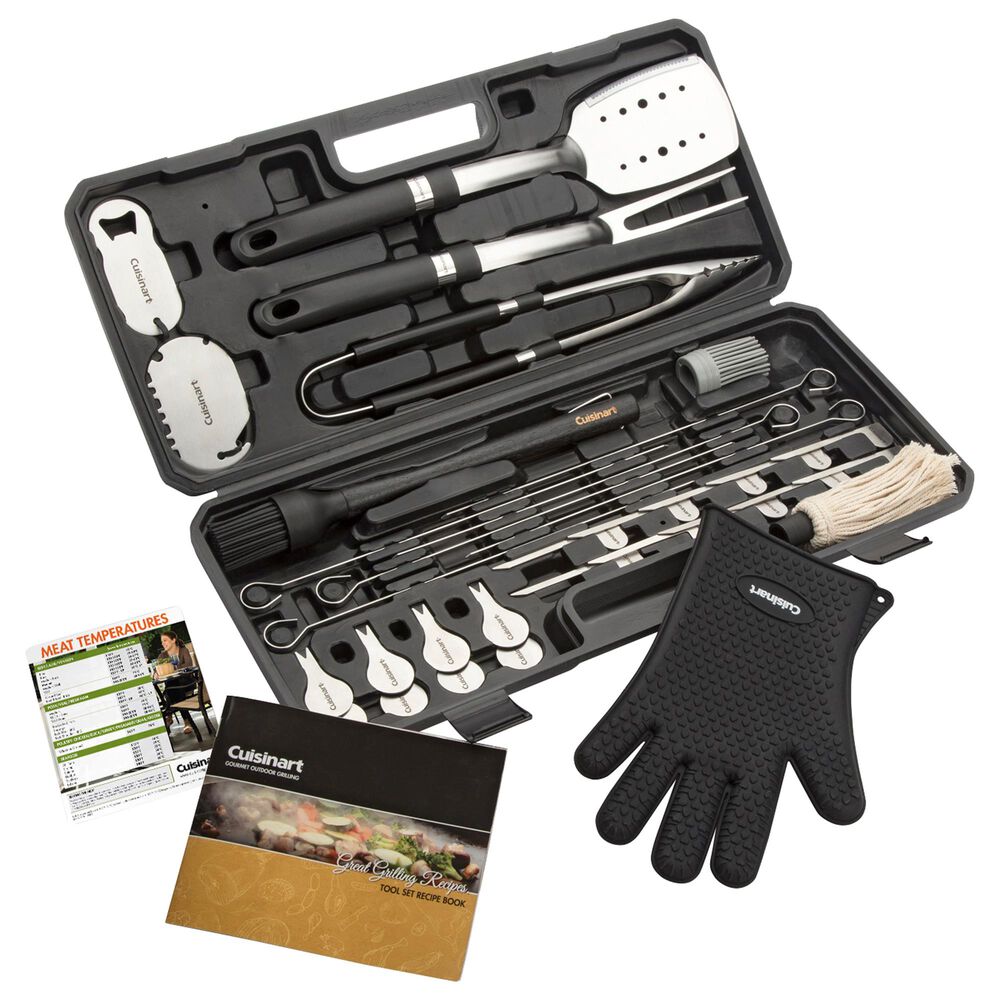 Cuisinart 36pc Backyard BBQ Grill Tool Set, , large