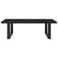 Steve Silver Yves Dining Table in Rubbed Charcoal, , large