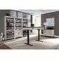 Riva Ridge Caraway 60" Lift Desk in Aged Ivory and Black, , large