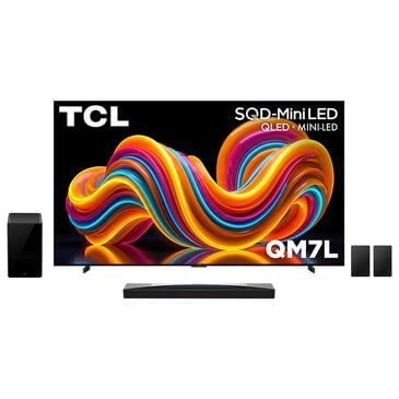 TCL 98" Class QM7L Series SQD-Mini LED 4K UHD HDR - Smart TV with 7.1.4 Channel Soundbar System in Black, , large