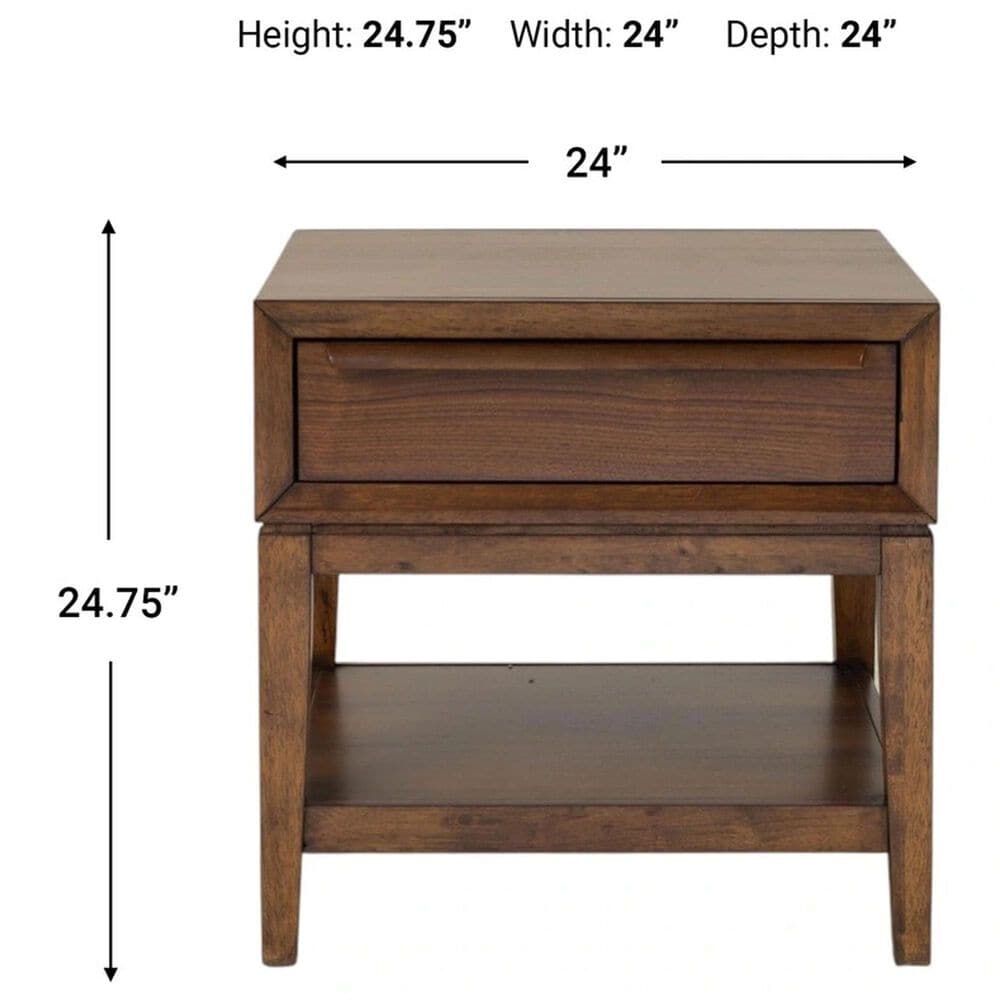A-America Corvallis End Table in Brown, , large