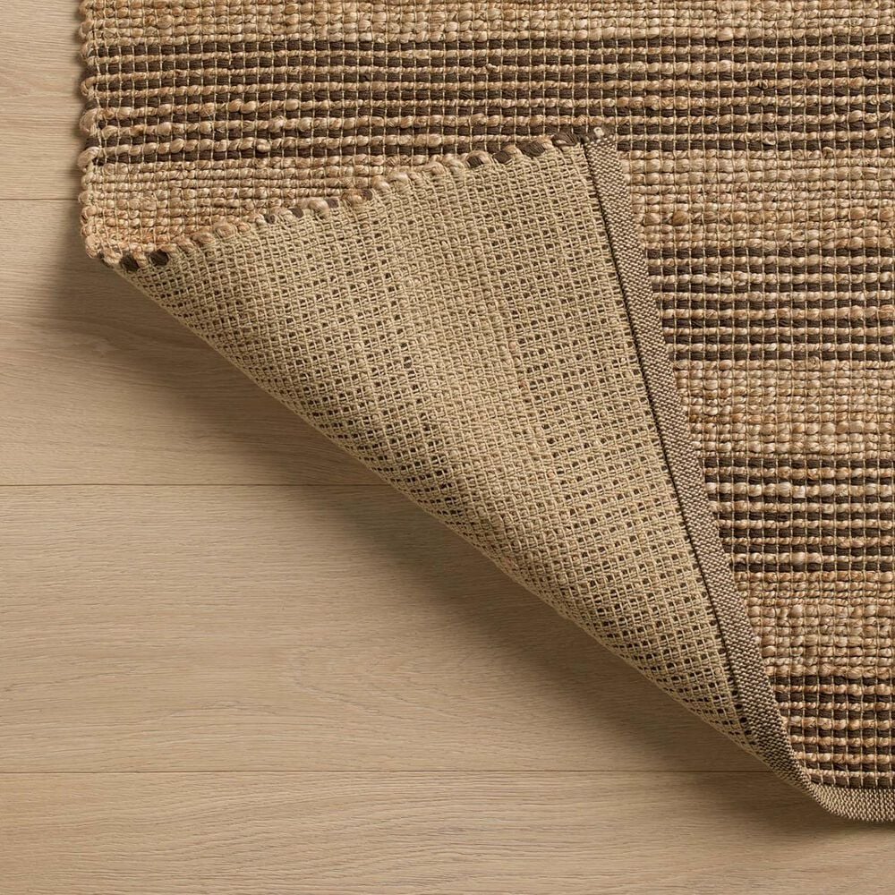 Chris Loves Julia x Loloi Judy 7&#39;9&quot; x 9&#39;9&quot; Natural and Chocolate Area Rug, , large