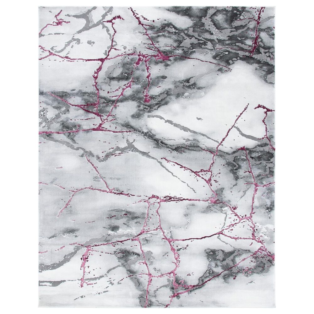 Safavieh Craft CFT877S 9" x 12" Grey and Wine Area Rug, , large