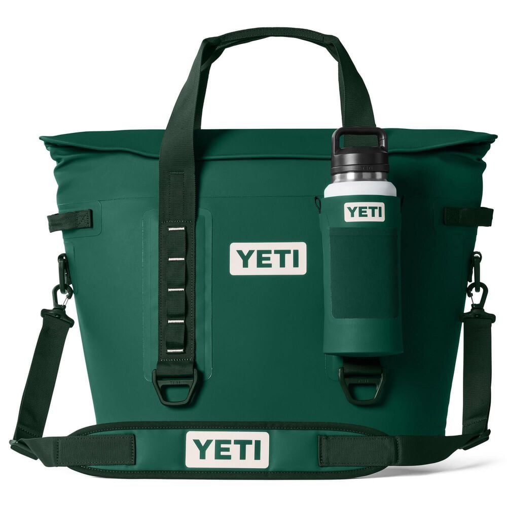 YETI Hopper M30 2.0 Soft Cooler in Black Forest Green, , large