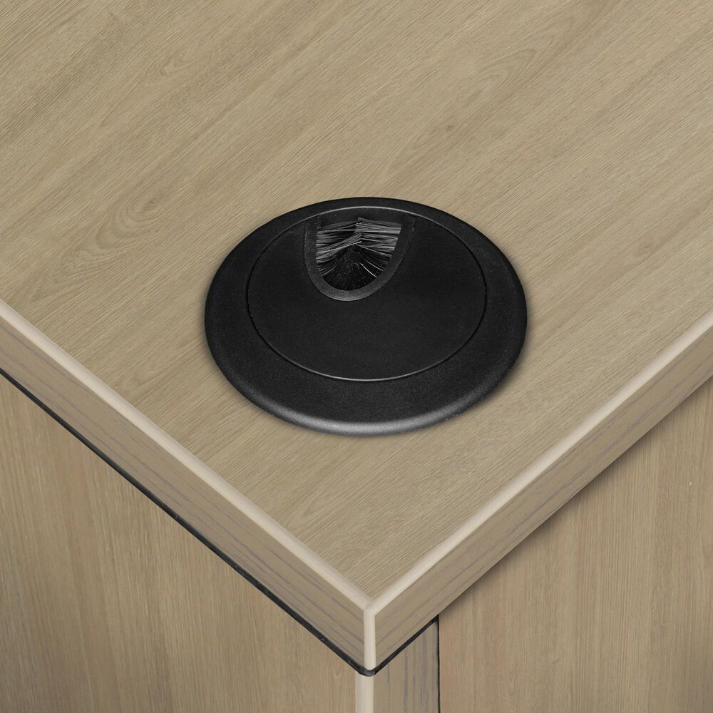 Regency Global Sourcing Legacy 71" Office Desk with Double Full Pedestal in Noble Oak, , large