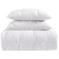 Pem America Truly Soft Pleated 3-Piece Full/Queen Duvet Set in White, , large