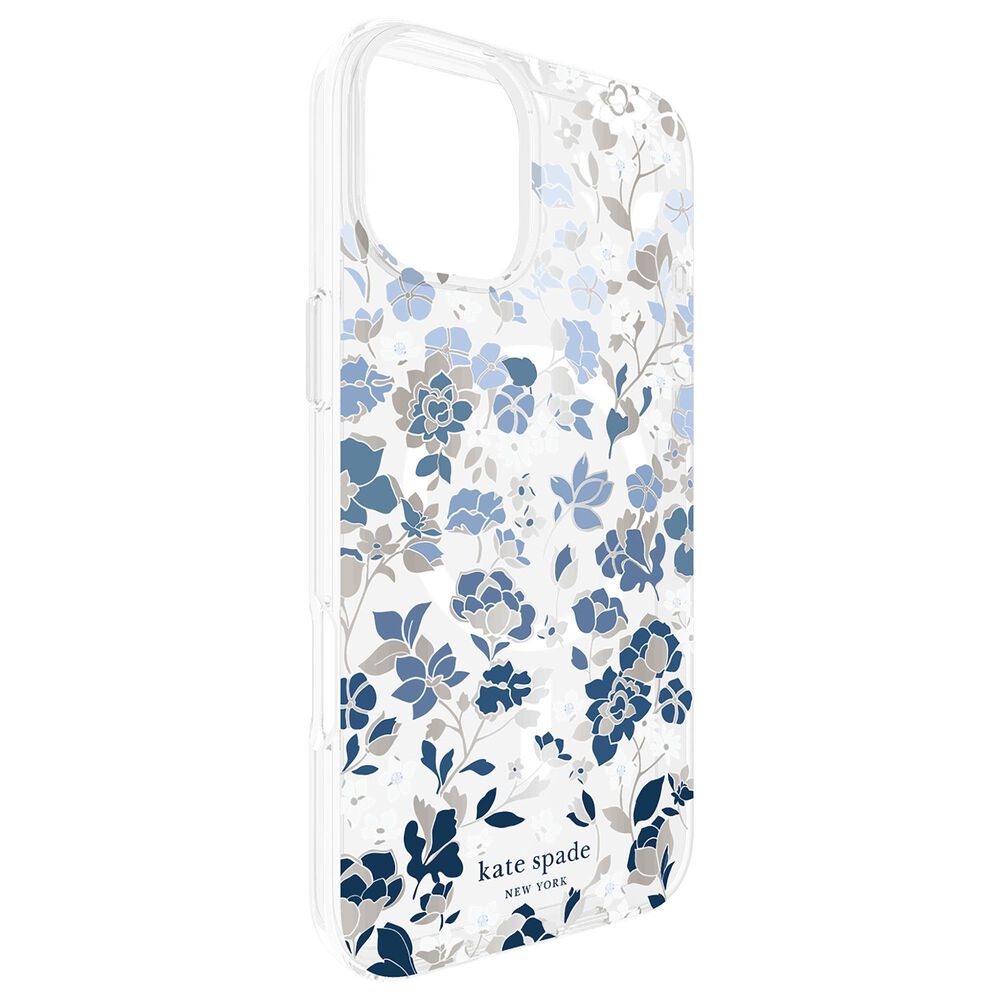 Kate Spade Protective MagSafe Case for iPhone 16 Plus in Flowerbed Blue, , large
