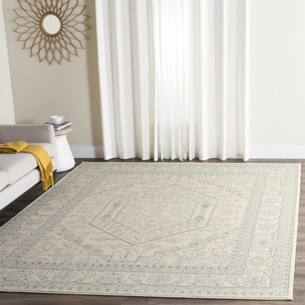 Safavieh Adirondack ADR108S 10&#39; x 14&#39; Ivory and Slate Area Rug, , large