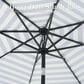 HOMLUX 10" Solar LED Patio Umbrella with Adjustable Tilt and in Dark Blue, , large