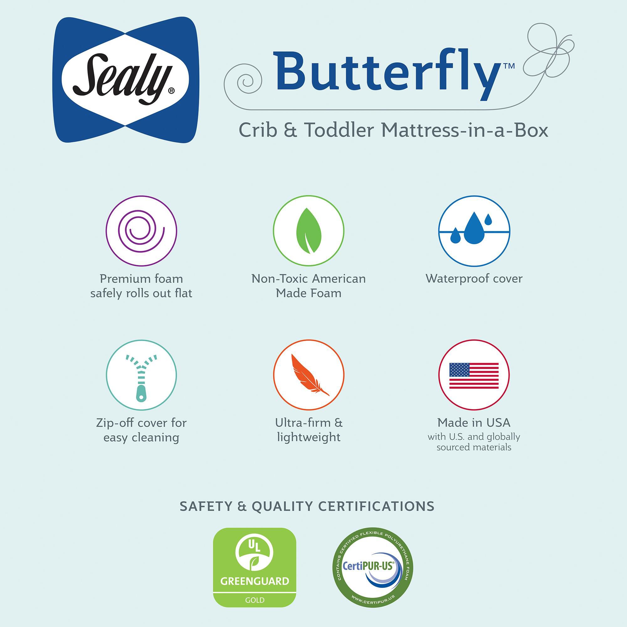 Sealy baby soft on sale premium crib mattress