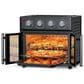 HOMLUX 26 Qt Air Fryer Toaster Oven in Black, , large