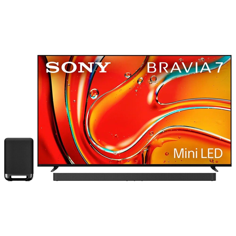 Sony *85" 4K QLED w/Soundbar Sys, , large