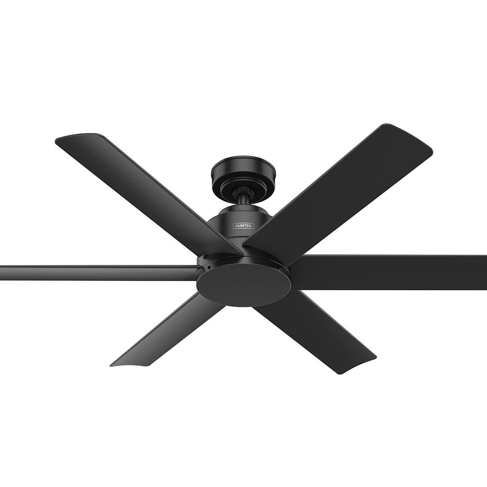 Hunter Kennicott 52" Outdoor Ceiling Fan in Matte Black, , large