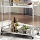 Ashley Chaseton Bar Cart in Chrome-tone, , large