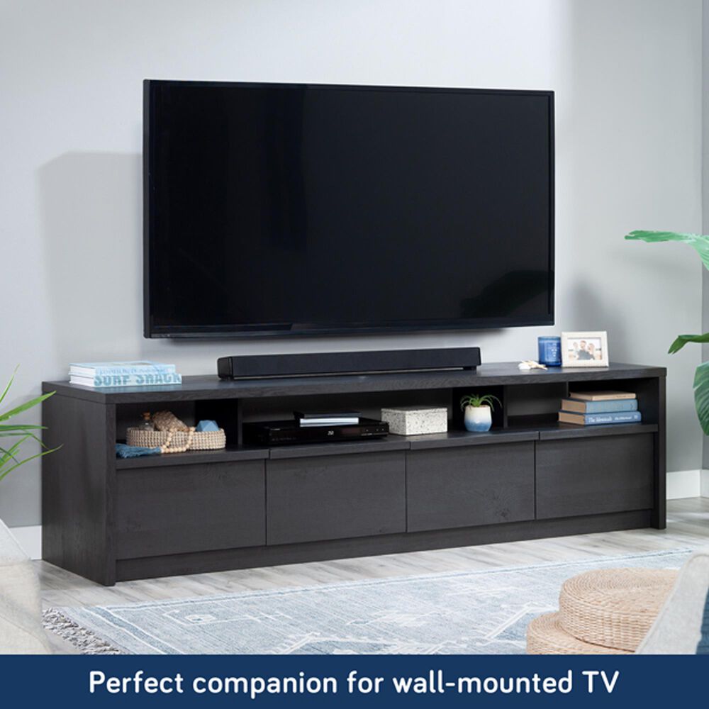 Sauder Harvey Park 81&quot; TV Stand in Raven Oak, , large