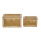 Maple and Jade Decorative Box with Lid in Brown Set of 2, , large
