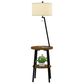 Timberlake Floor Lamp with End Table in Brown and Black, , large