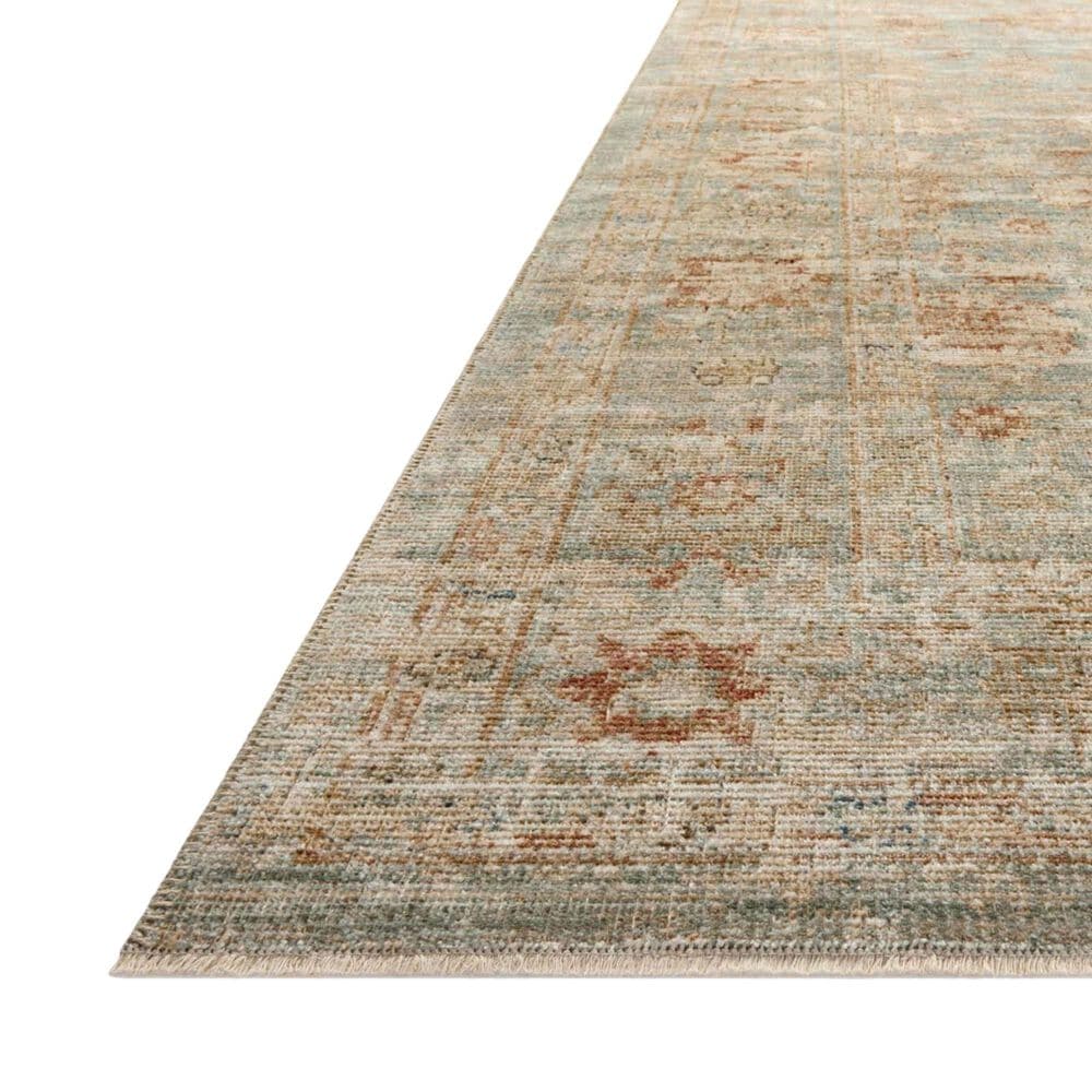 Loloi Heritage 12&#39; x 15&#39; Aqua and Terracotta Area Rug, , large