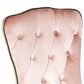 Impressions Vanity Elise Tufted Vanity Chair with Pink Cushion in Gold, , large