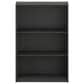 HOMLUX 3-Tier Display Bookshelf with Adjustable Shelves in Blackwood, , large