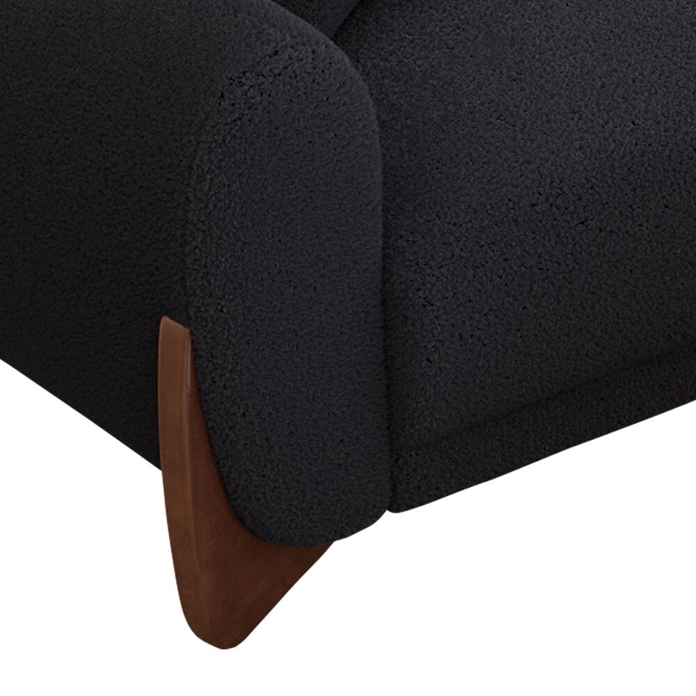 Morden Fort Cloud Boucle Stationary Sofa in Black, , large
