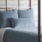 Ann Gish Fresco Velvet 16" x 36" Lumbar Throw Pillow in Naples Blue, , large