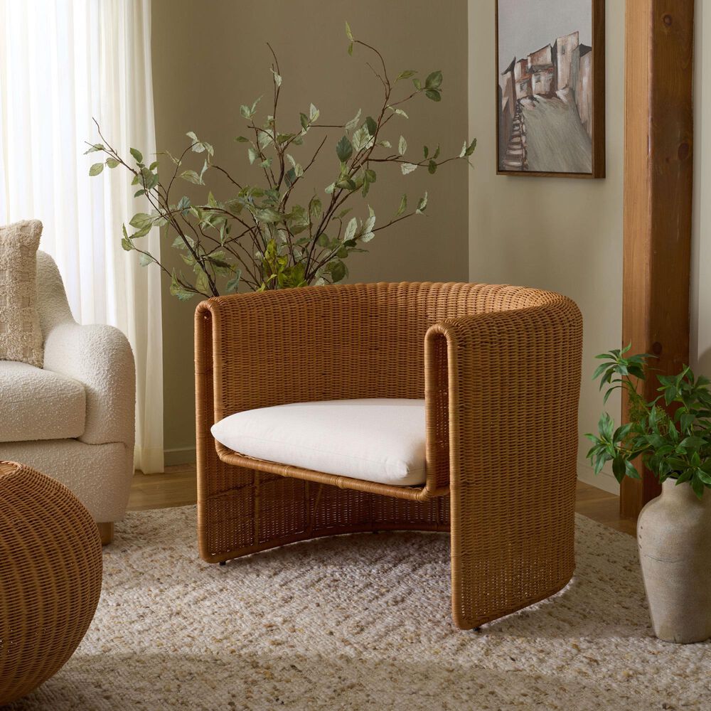 Safavieh O'Reilly Accent Chair in White, , large