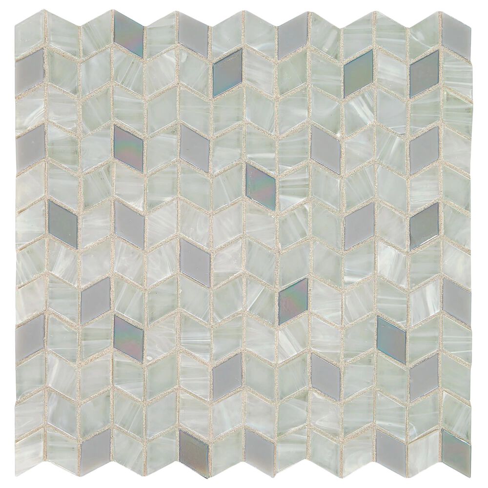 Dal-Tile Interstellar Mother of Pearl 1" x 1" Glass Mosaic Tile, , large